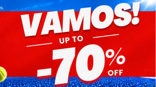 VAMOS! Padelio prekių nuolaidų dienos
