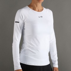T-krekls ar garām piedurknēm ENDLESS Drew Women White