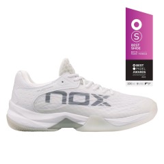 Padel shoes NOX AT10 Lux White/Dark grey