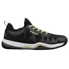 Padel shoes NOX Nerbo Black/Soft Lime