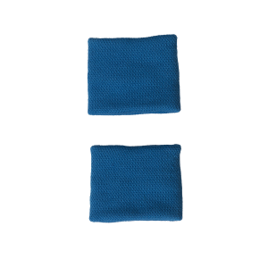 ADIDAS WRISTBAND S BLUE/GREY - Image 2