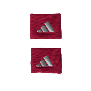 ADIDAS WRISTBAND S RED/GREY - Image 1