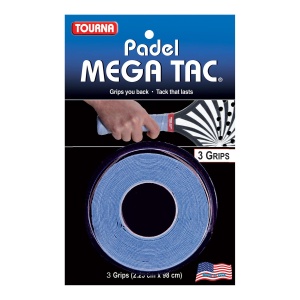 Tourna Padel Grip Mega Tac Blue (3 vnt.) - Image 1