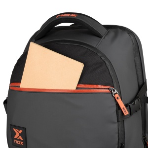 NOX LUXURY OPEN SERIES BLACK/RED BACKPACK - Image 2