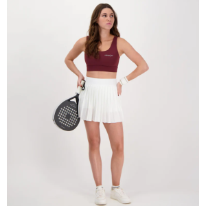 Skirt VIEUX JEU Chantal Heart White - Image 4
