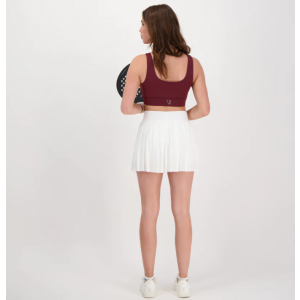 Skirt VIEUX JEU Chantal Heart White - Image 3