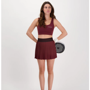 Skirt VIEUX JEU Chantal Burgundy - Image 2