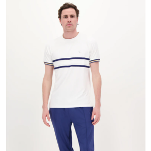 T-shirt VIEUX JEU Leo White/Blue - Image 4
