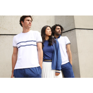 T-shirt VIEUX JEU Leo White/Blue - Image 2