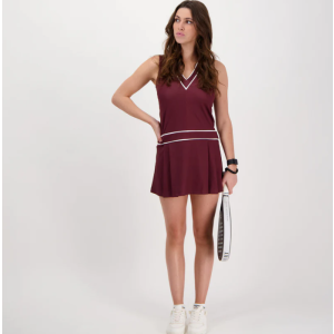 Dress VIEUX JEU Kim Burgundy - Image 4
