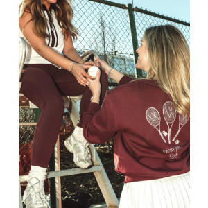 Sweater VIEUX JEU Maxy Burgundy - Image 2