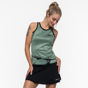 Sleeveless T-Shirt SIUX Splash Women Green - Image 2