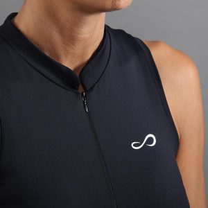 Sleeveless Polo ENDLESS Glam Women Black - Image 3
