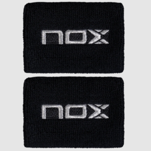 Wristbands NOX Black with White logo, 2 units - Image 2
